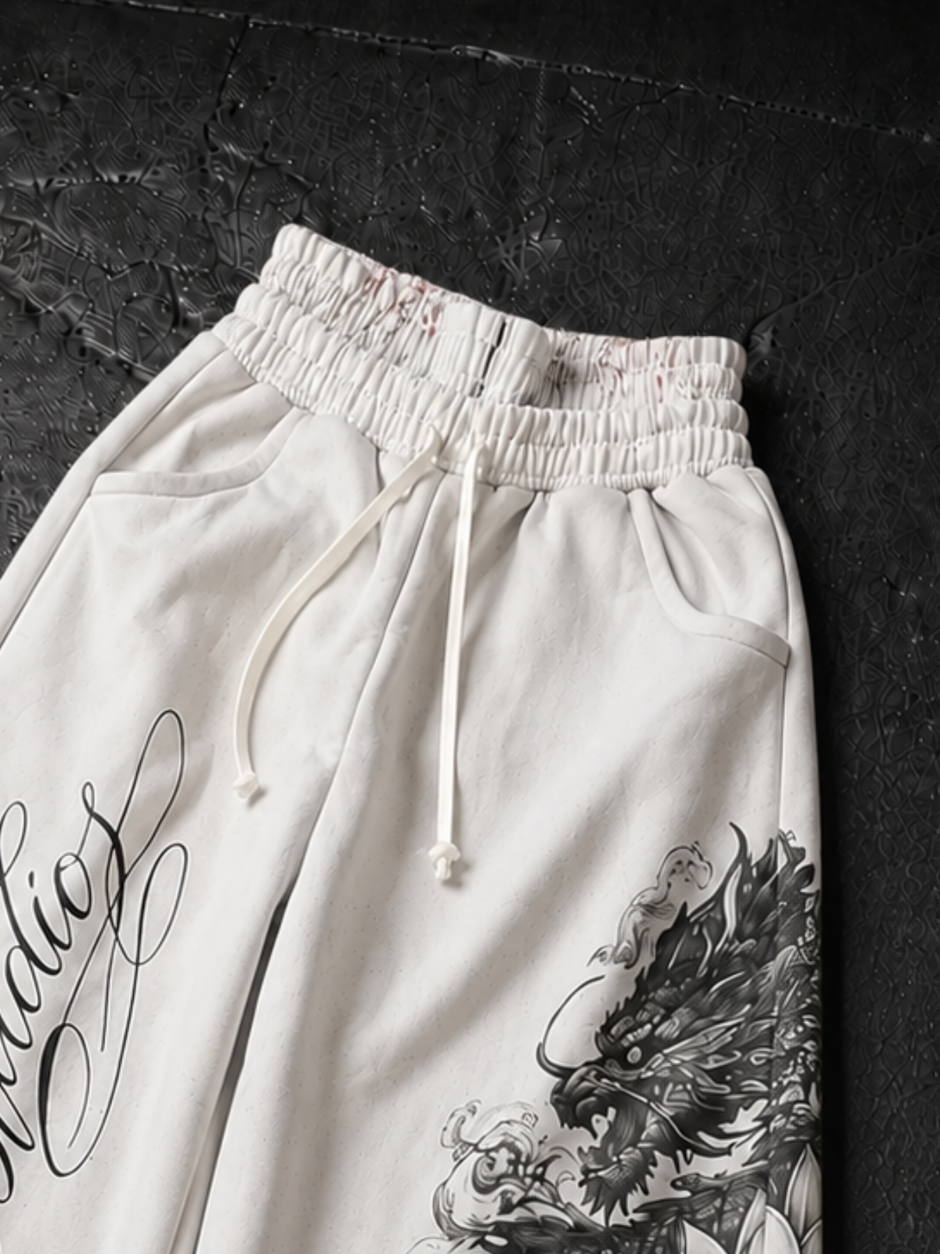 DRAGON'S OATH DOUBLE WAIST SWEATPANT