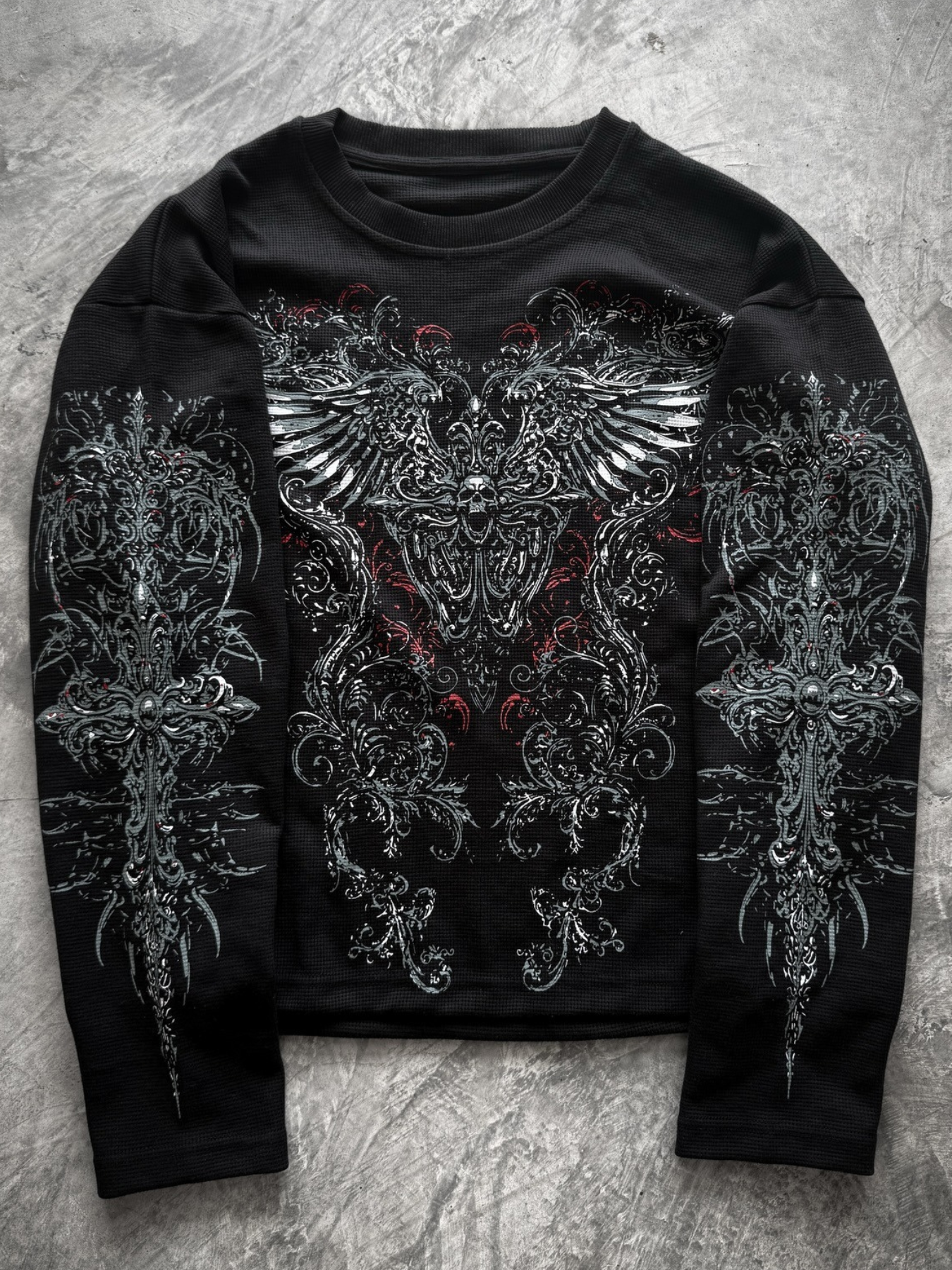THE GOTHIC CORE WAFFLE KNIT