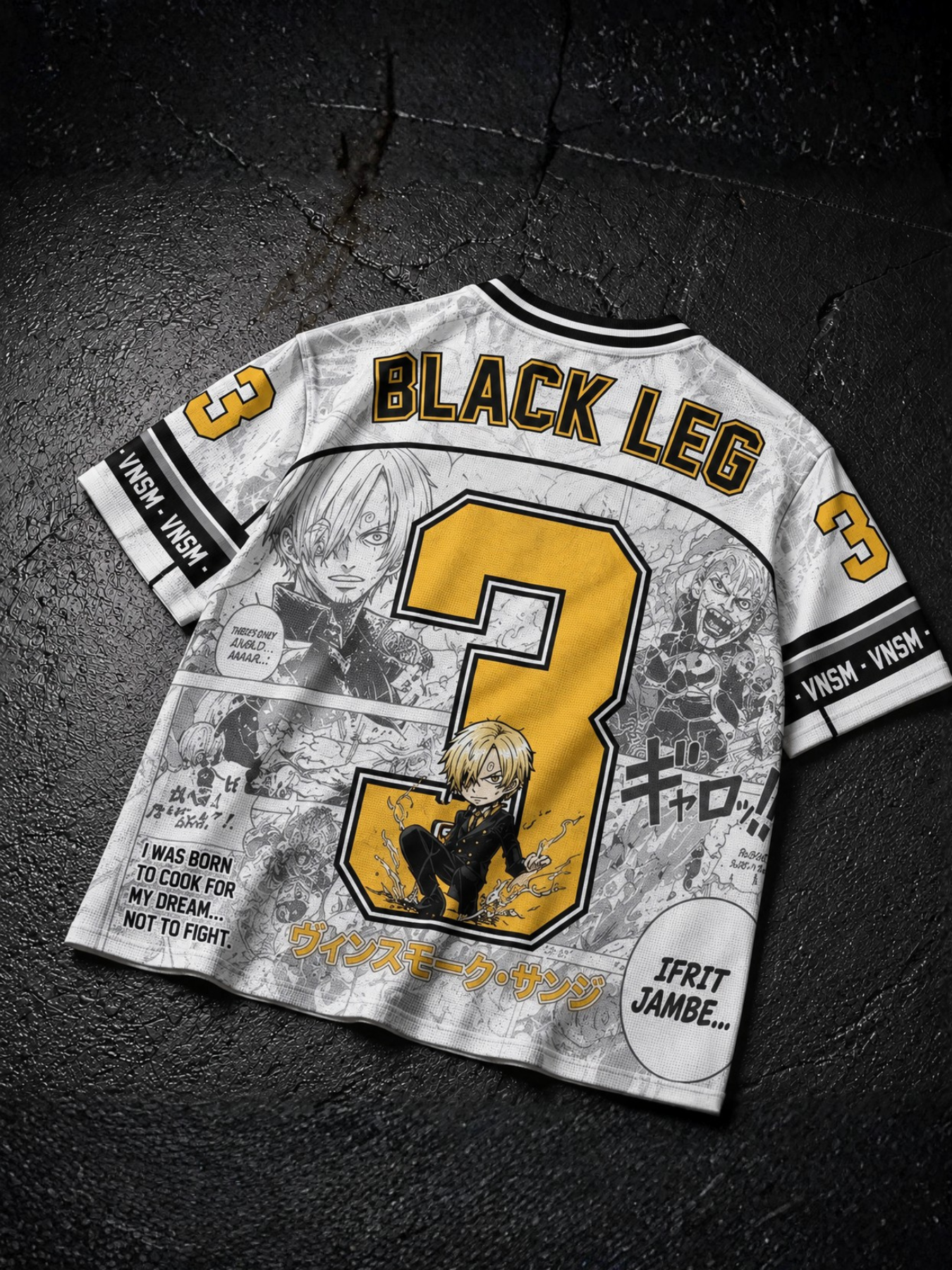 BLACK LEG JERSEY