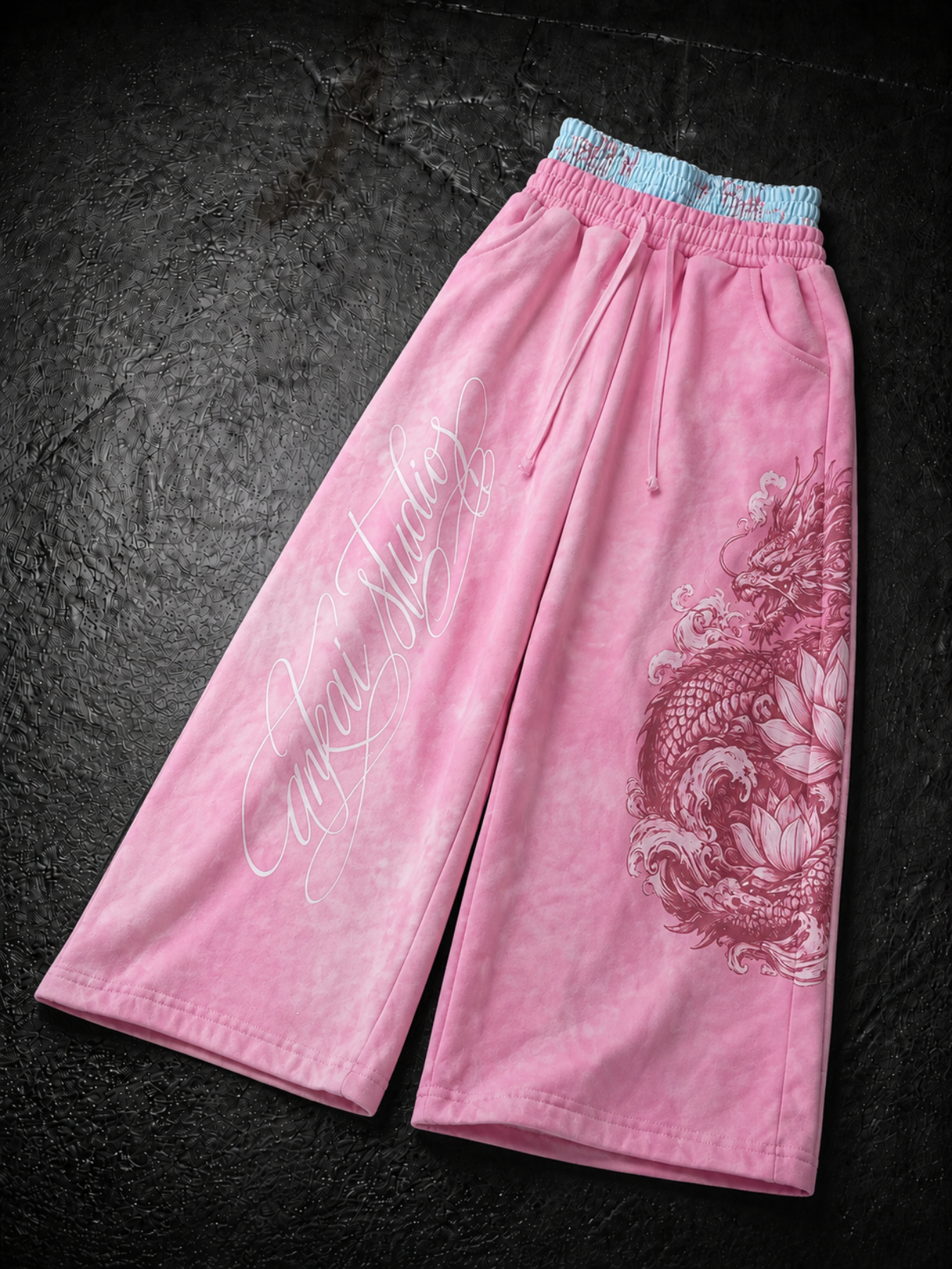DRAGON'S OATH DOUBLE WAIST SWEATPANT