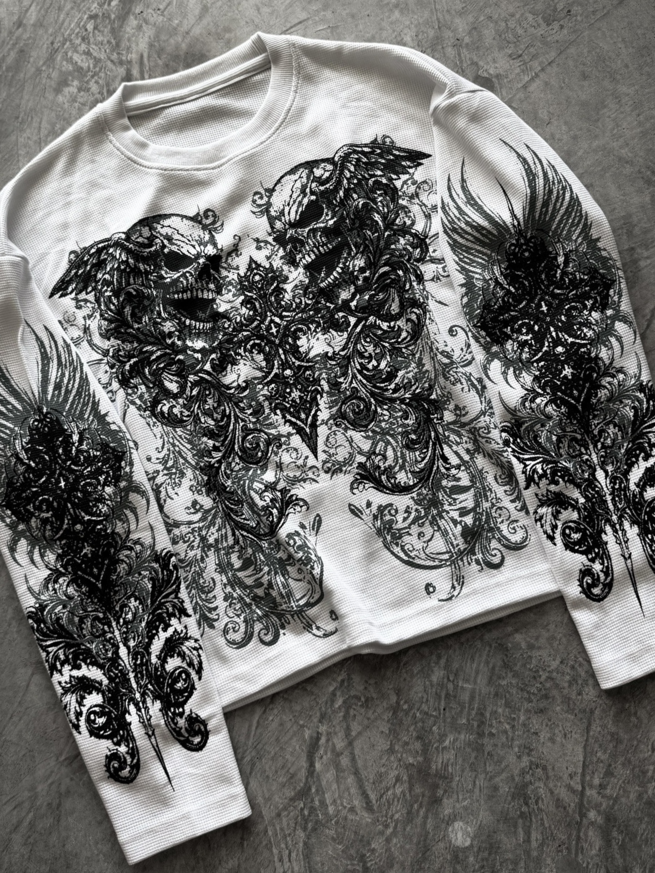 THE INNER DEMONS WAFFLE KNIT