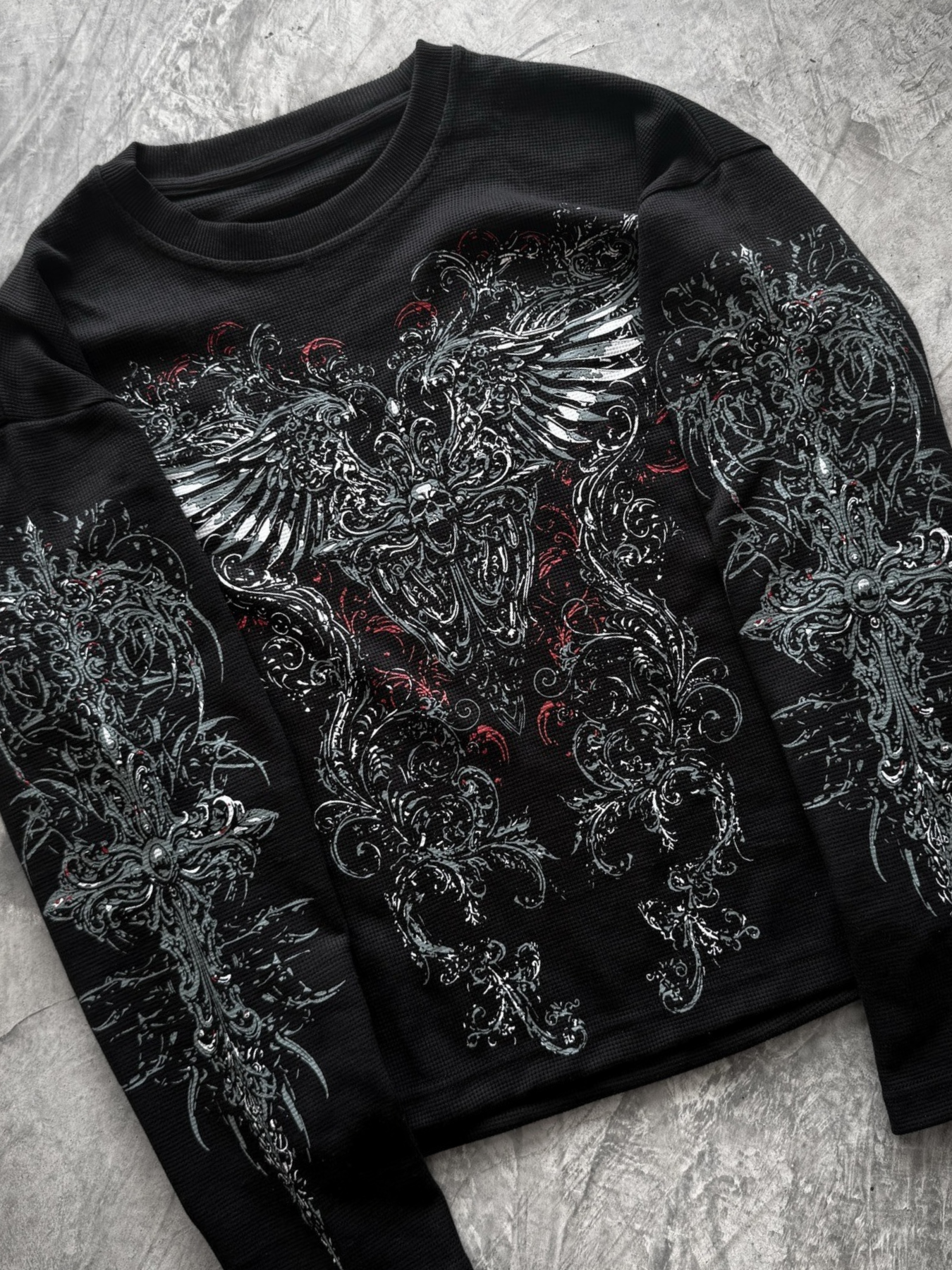 THE GOTHIC CORE WAFFLE KNIT
