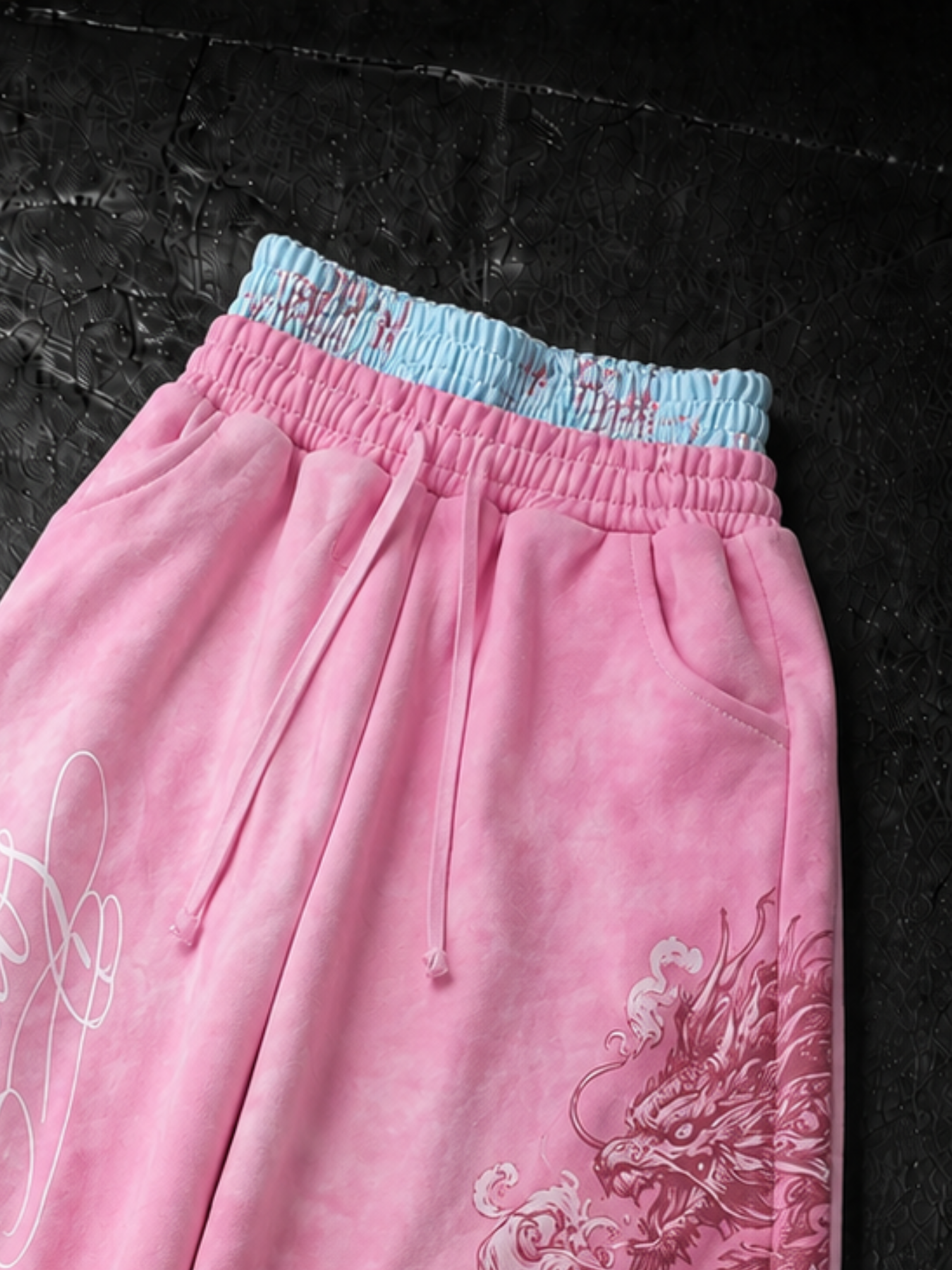 DRAGON'S OATH DOUBLE WAIST SWEATPANT