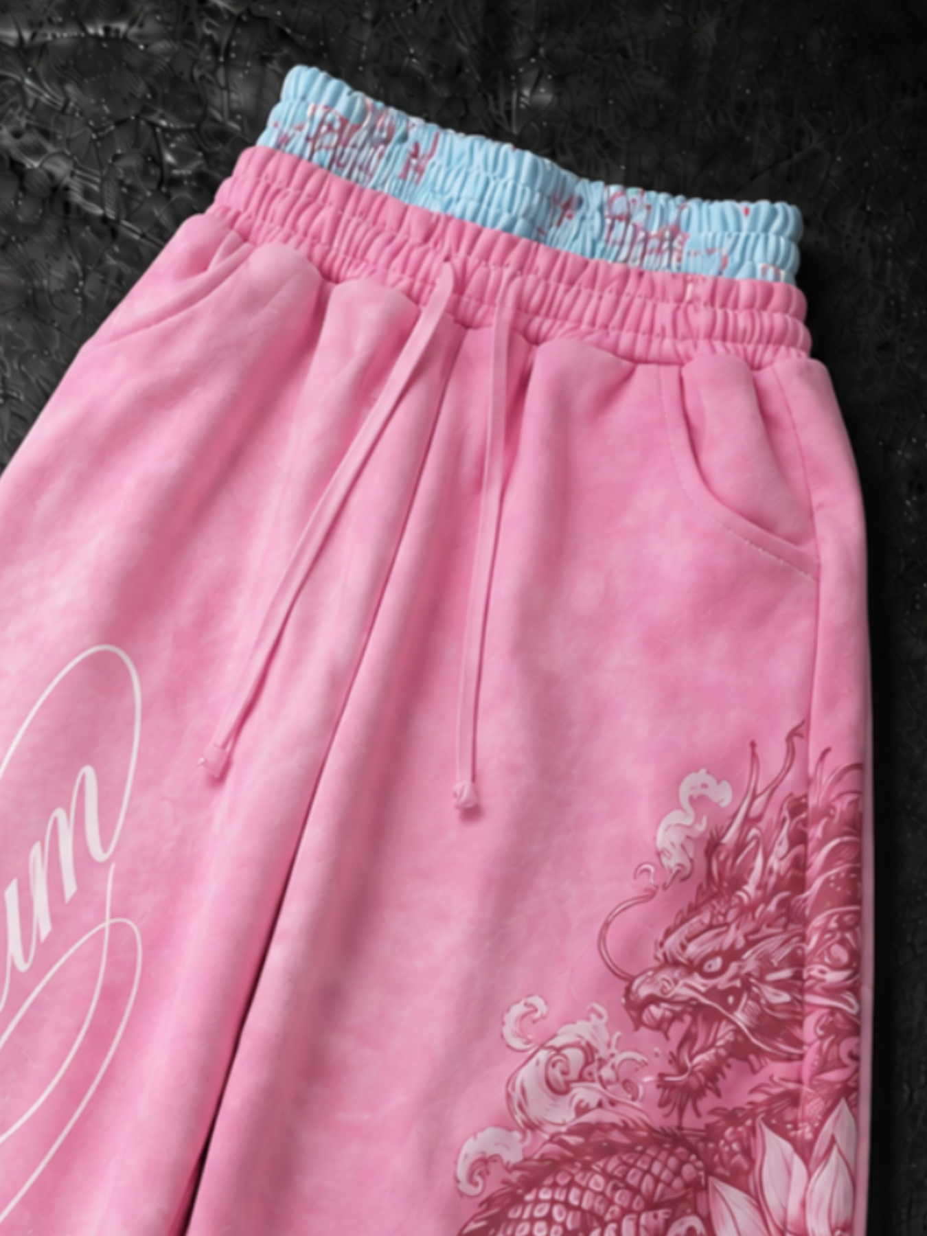 DRAGON'S OATH DOUBLE WAIST SWEATPANT