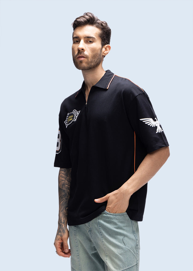 Racing Through Time sleeve chain - Front Side View

