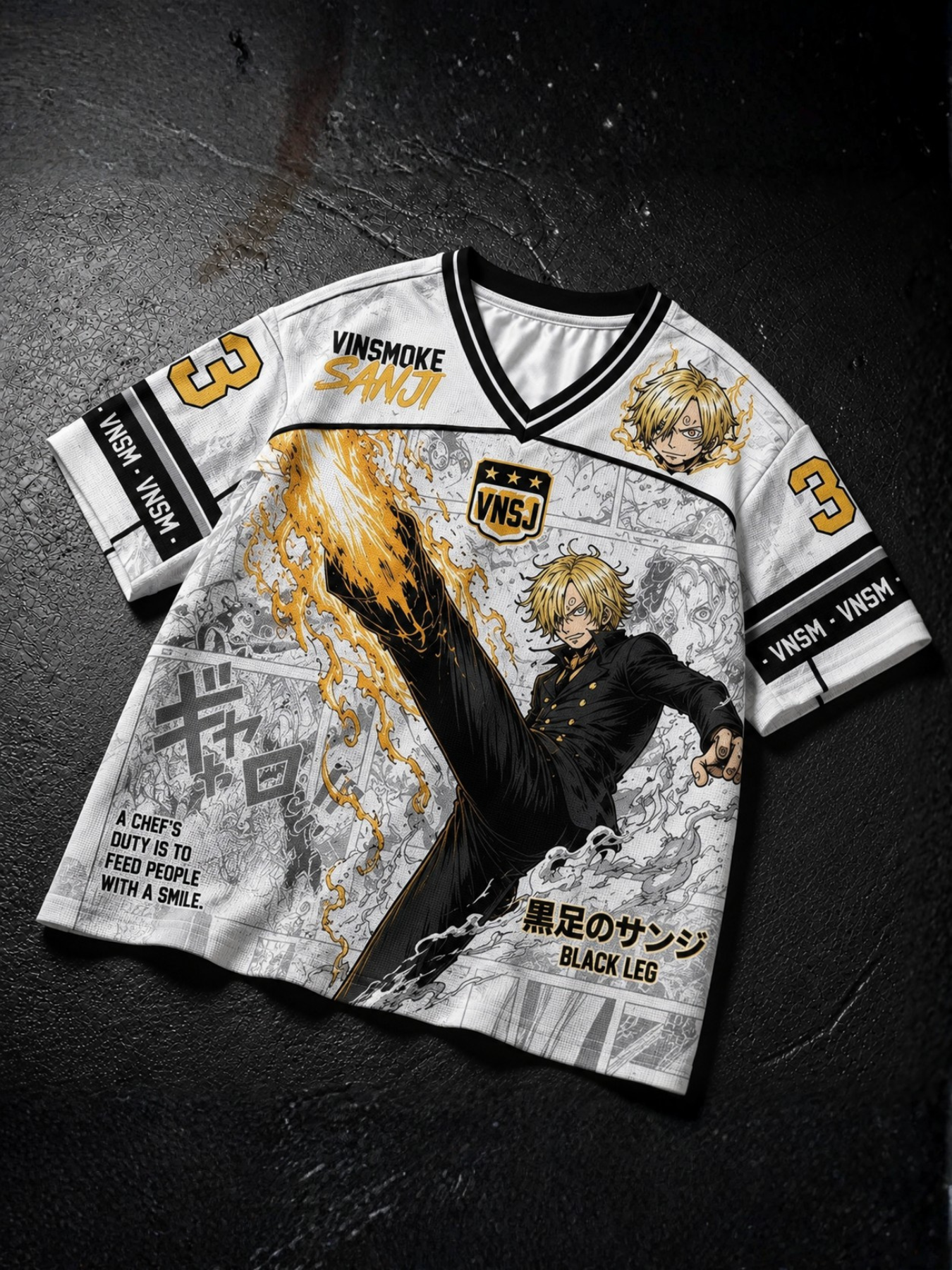 BLACK LEG JERSEY