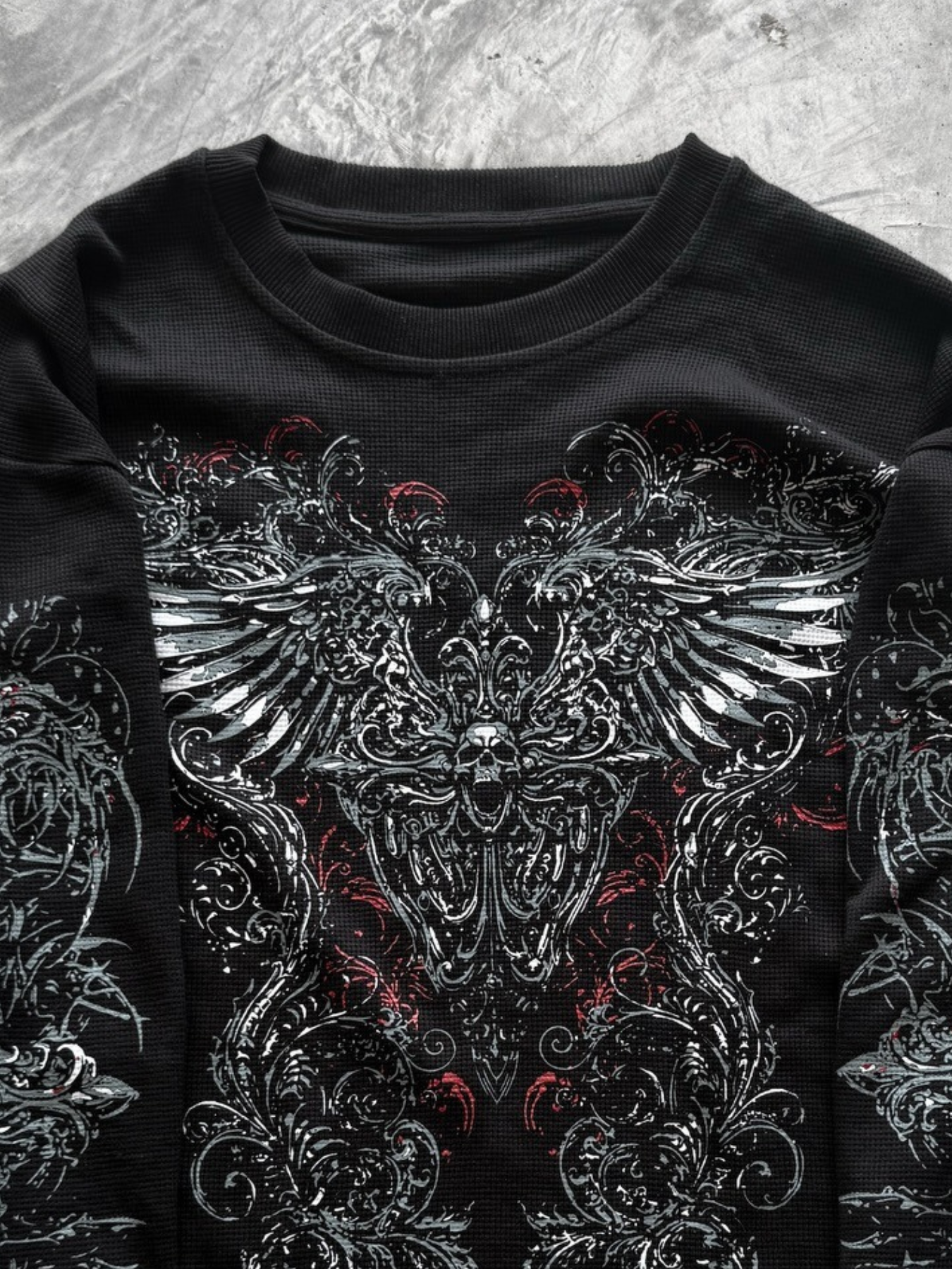 THE GOTHIC CORE WAFFLE KNIT