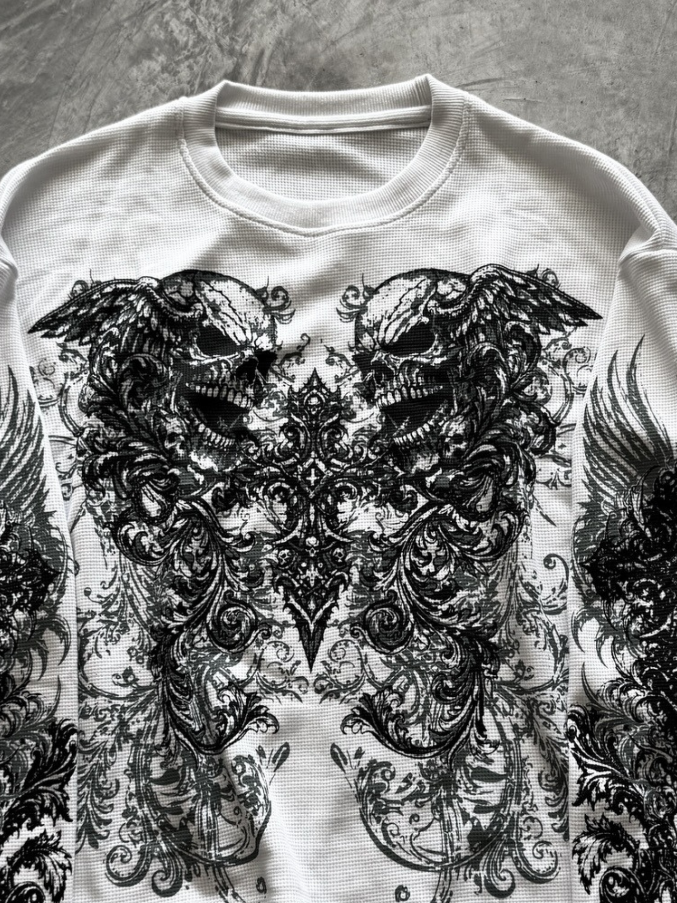 THE INNER DEMONS WAFFLE KNIT