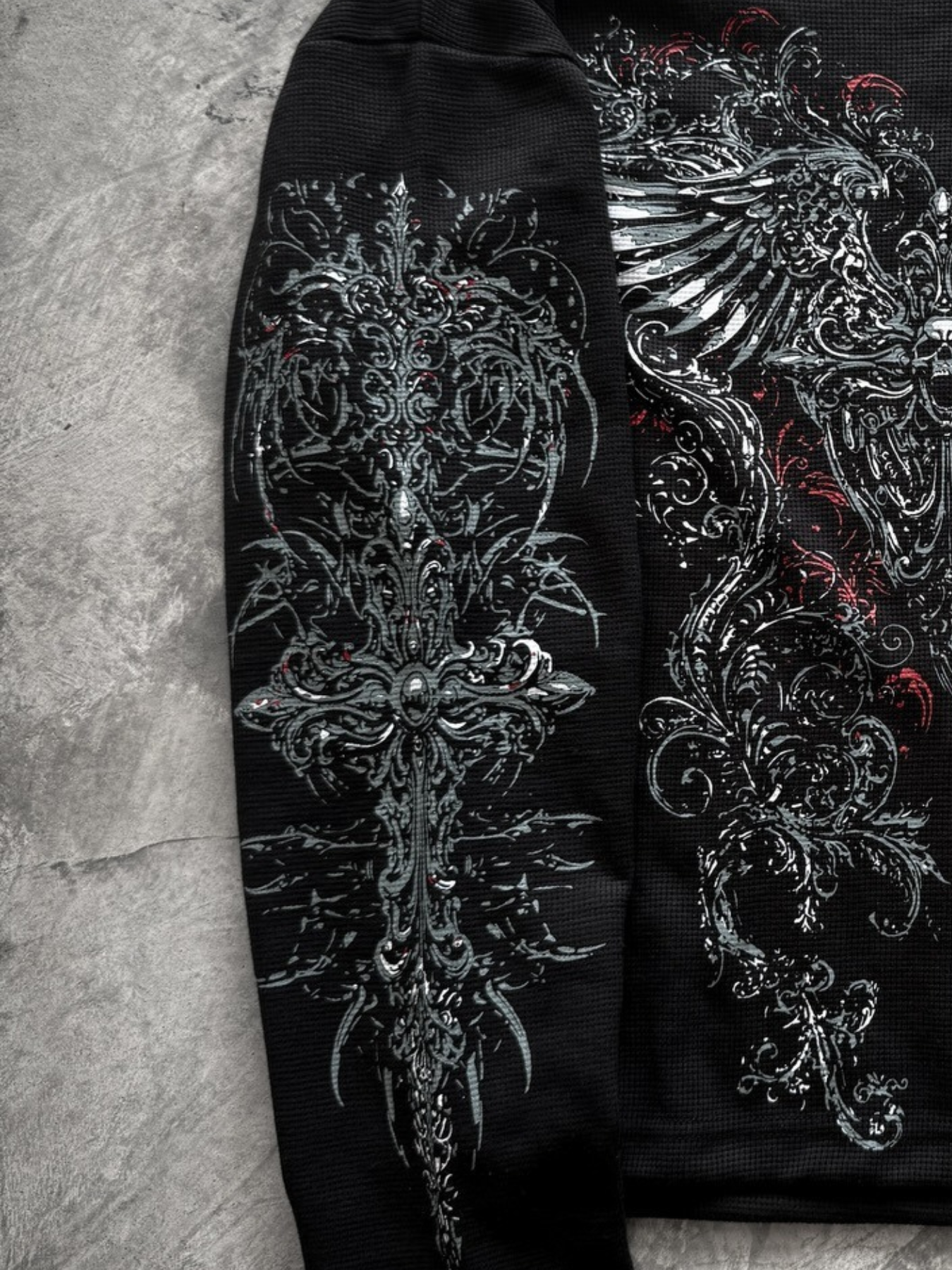 THE GOTHIC CORE WAFFLE KNIT