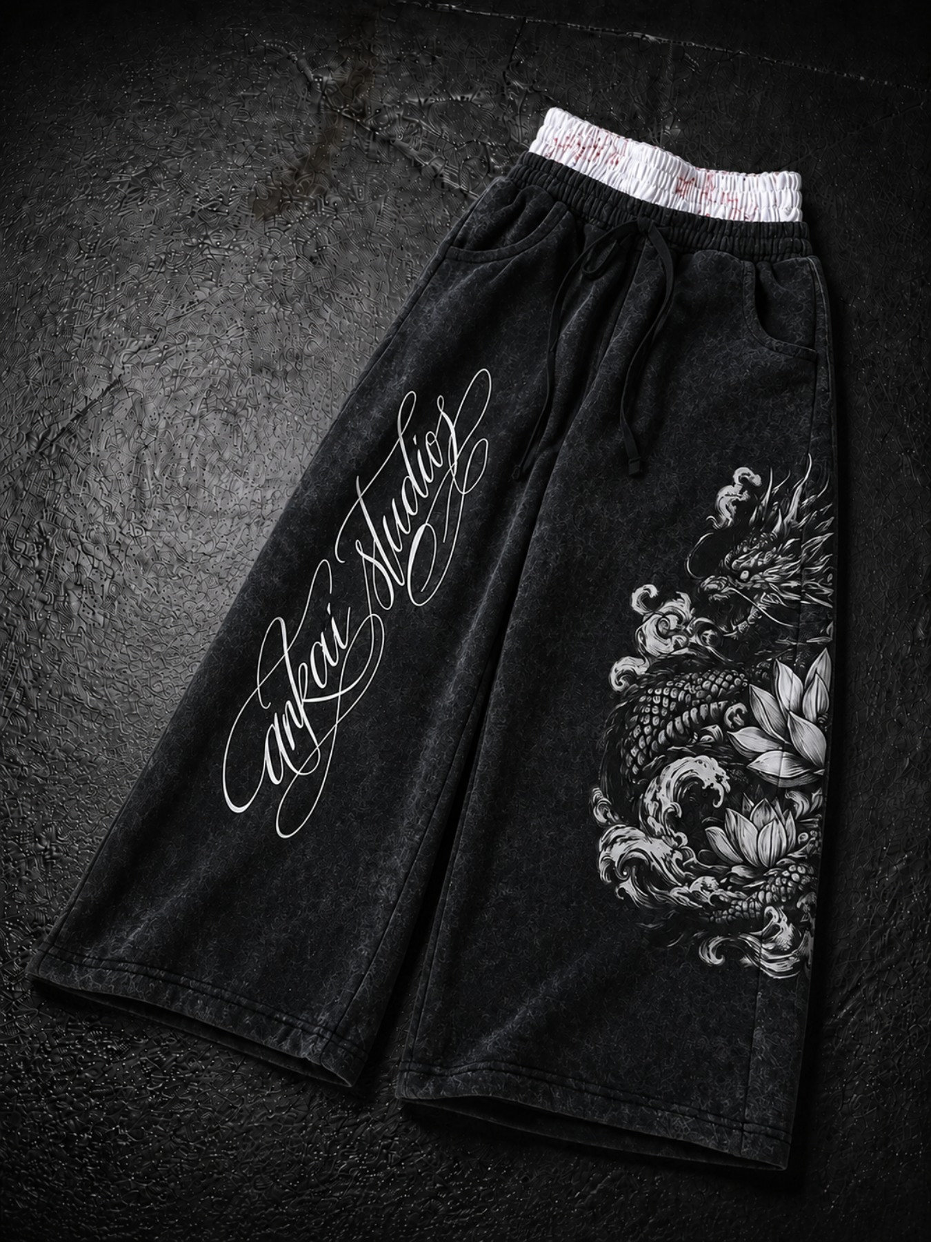 DRAGON'S OATH DOUBLE WAIST SWEATPANT