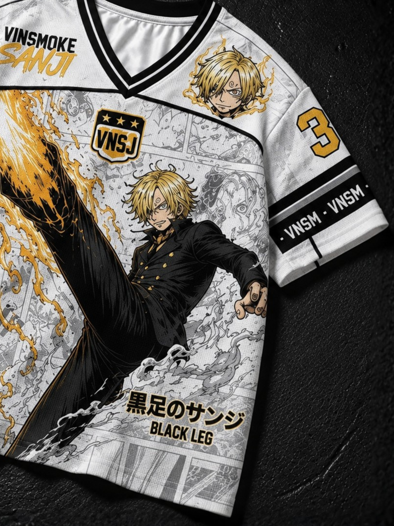 BLACK LEG JERSEY