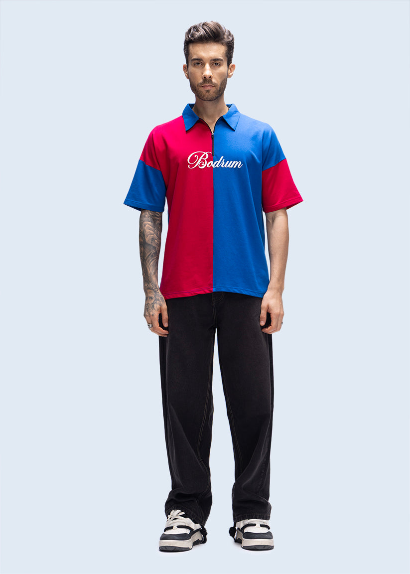 Barcelona tee puff print closeup