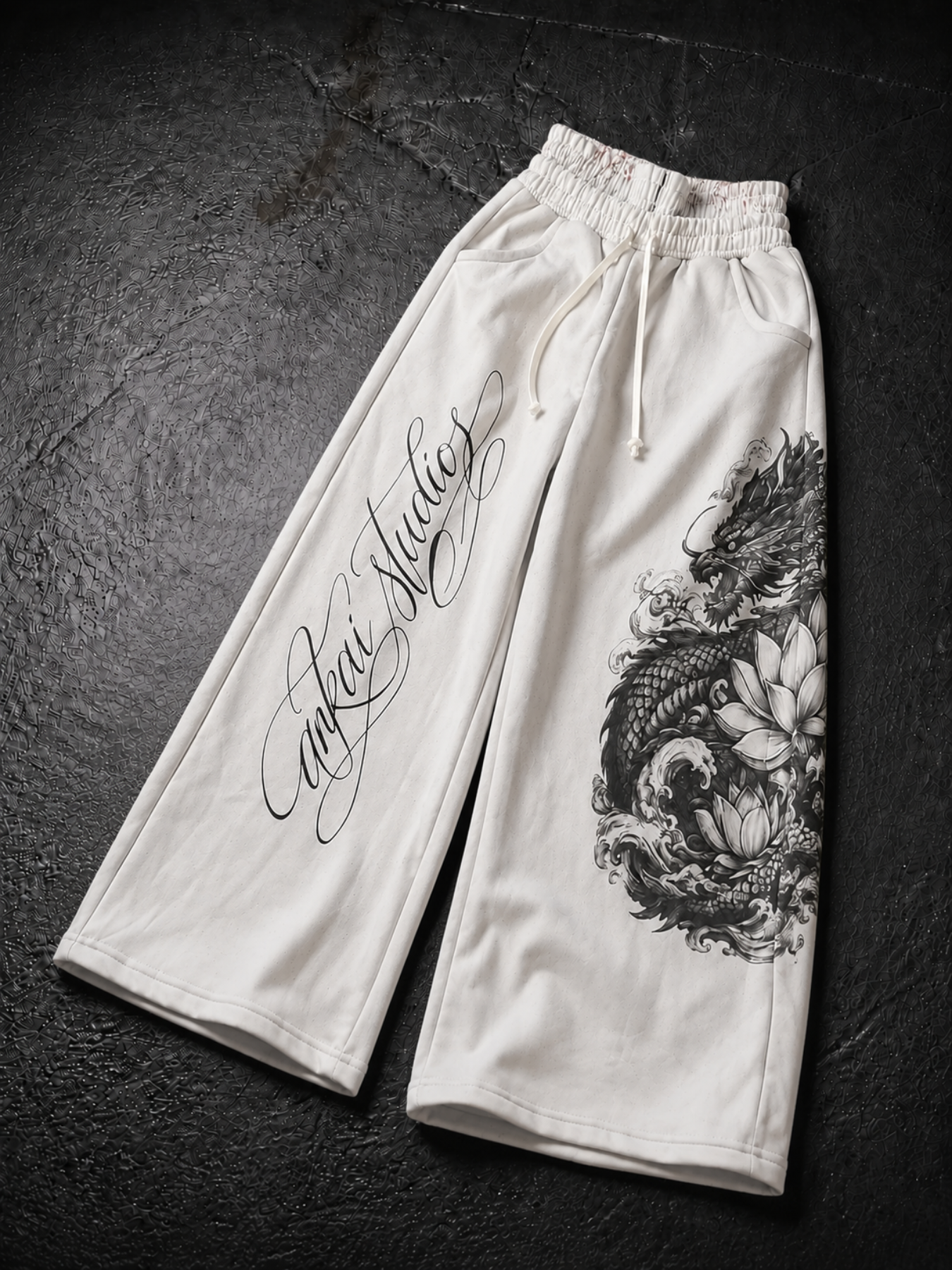 DRAGON'S OATH DOUBLE WAIST SWEATPANT