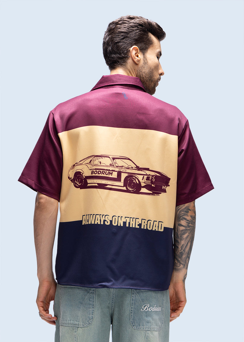 Back view of comfort shirt