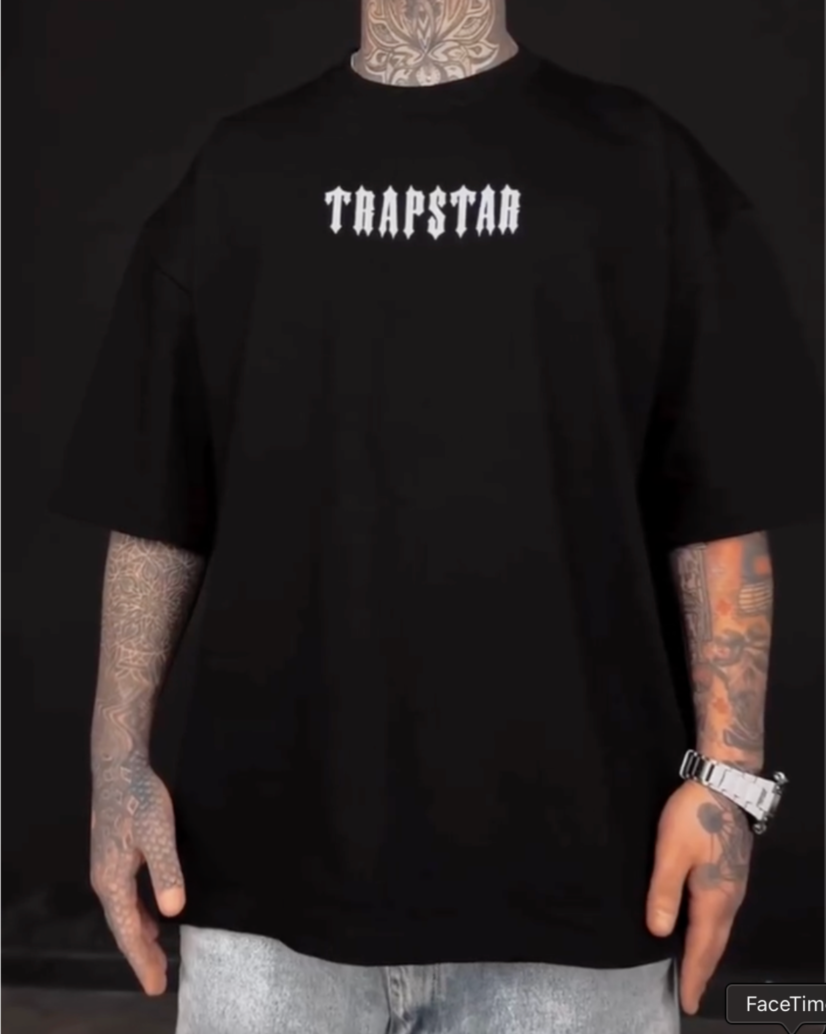 TRAPSTAR BLACK TEE