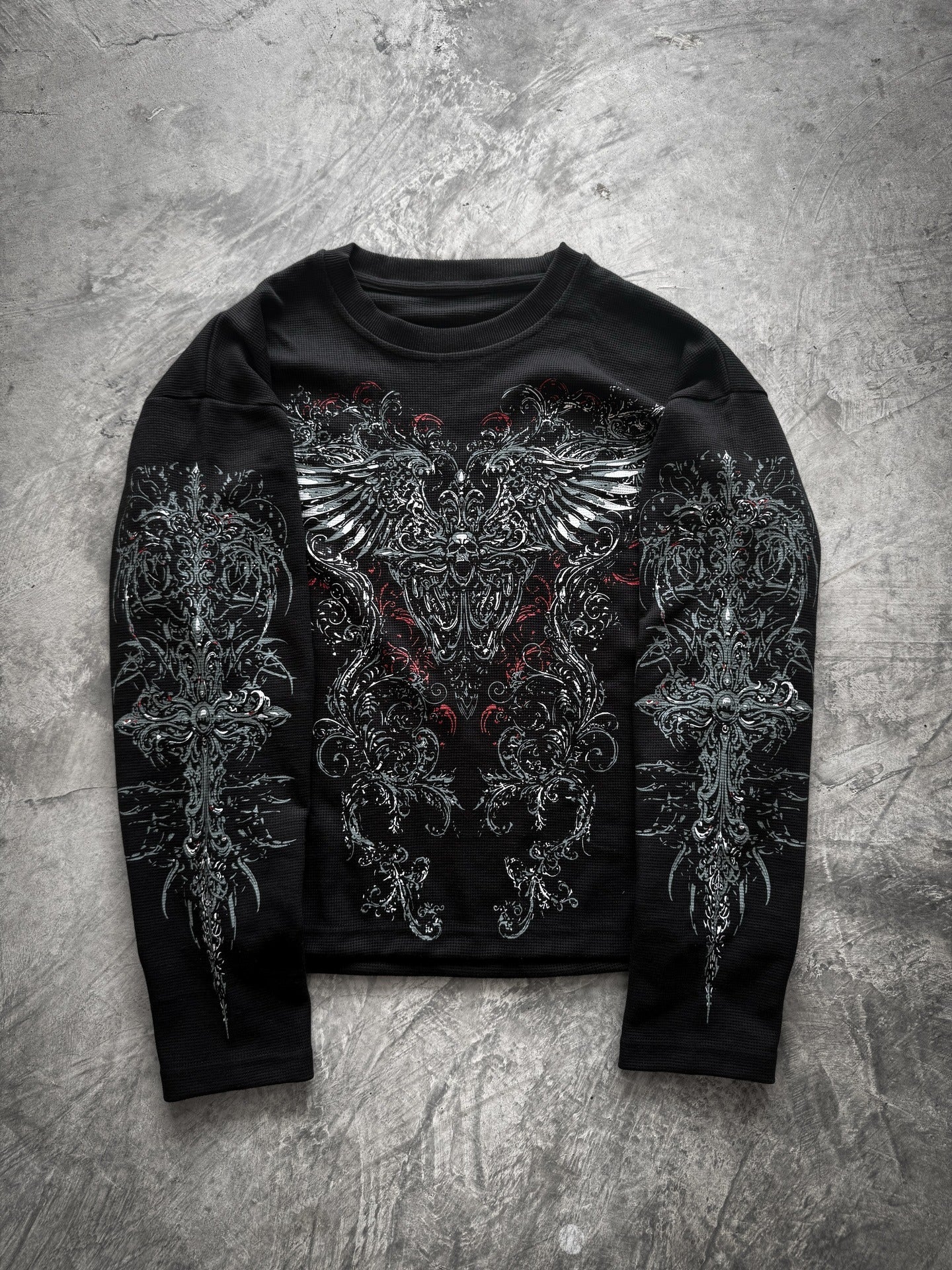 THE GOTHIC CORE WAFFLE KNIT